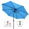 Nature Spring Nature Spring 9 Foot Patio Umbrella- Auto Tilt, Blue 635752XXJ